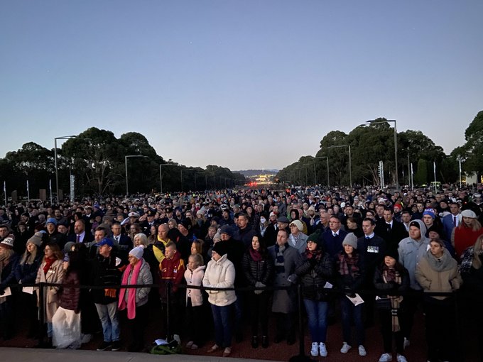 Australians gather as Anzac dawn services return across the country